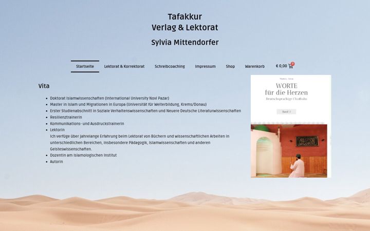 Screenshot of tafakkur.at