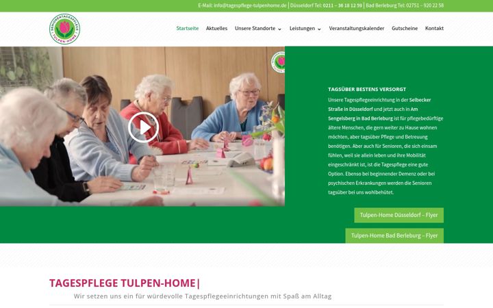 Ekrano kopija tagespflege-tulpenhome.de