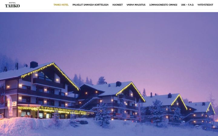 Screenshot di tahkohotel.com