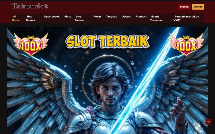Screenshot of tahunslot.org