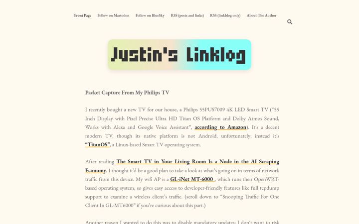 Screenshot of taint.org