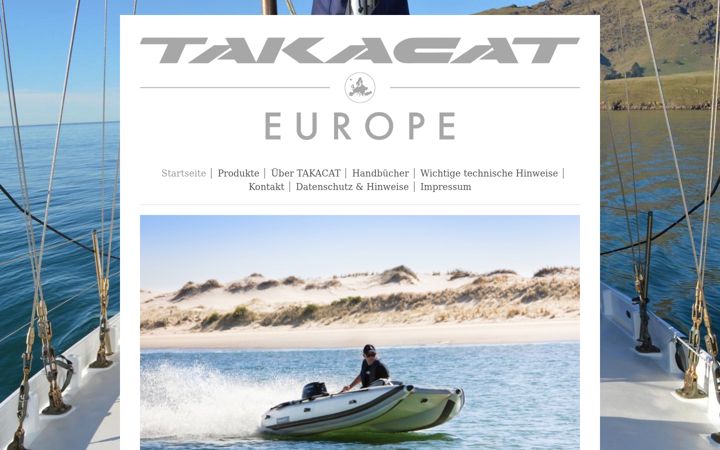 Screenshot of takacat.de