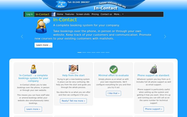 Screenshot of takeabyte.co.uk