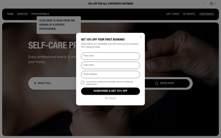Screenshot of takemihome.it