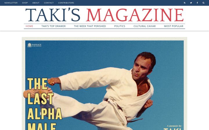Screenshot of takimag.com