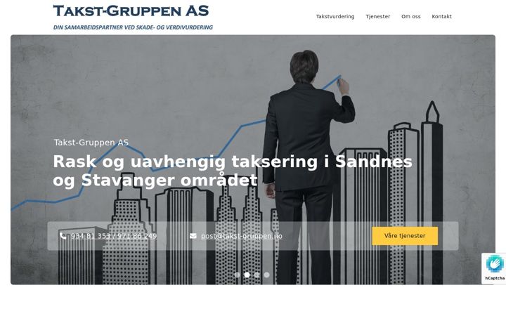 Screenshot of takst-gruppen.no
