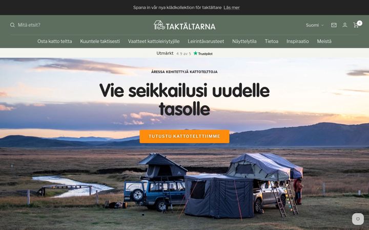 Screenshot ta' taktaltarna.fi