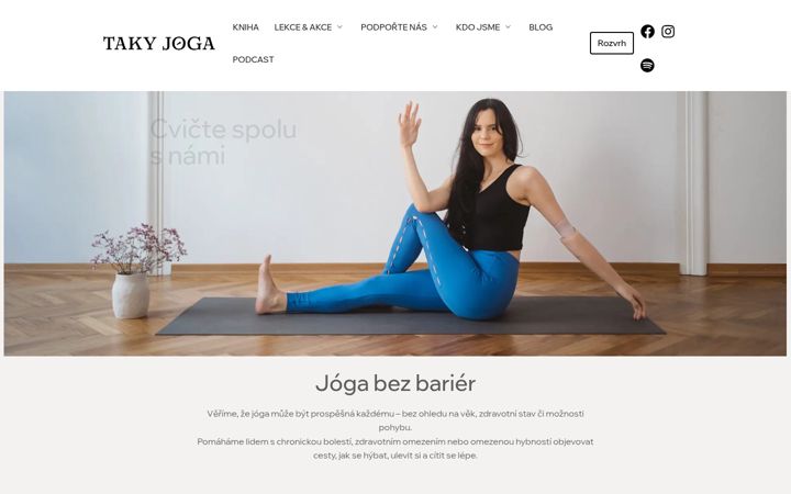 Screenshot of takyjoga.com