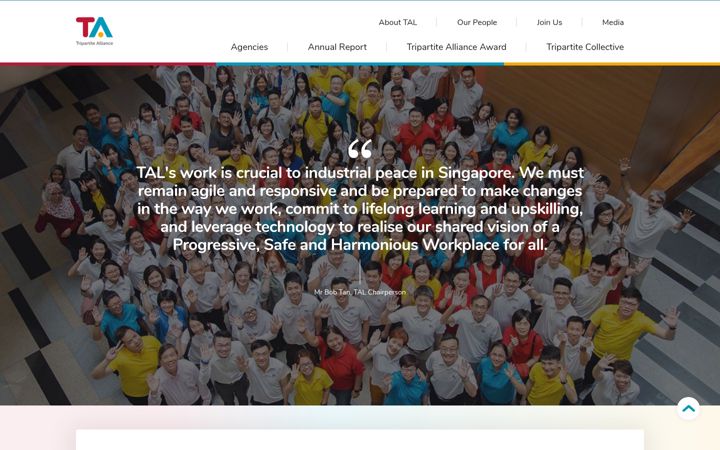 Screenshot of tal.sg