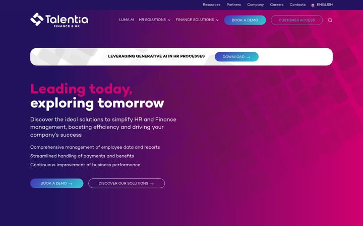 Screenshot von talentia-software.com