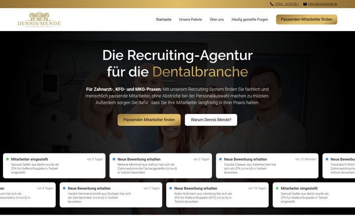 Screenshot of talentjagd.de