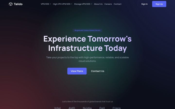 Screenshot of talido.com