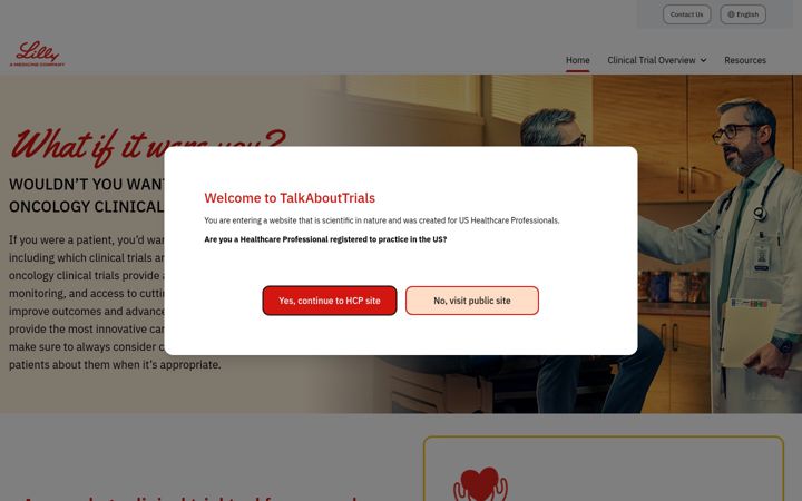 Captură de ecran a talkabouttrials.com