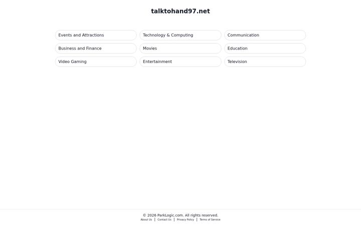 Screenshot of talktohand97.net