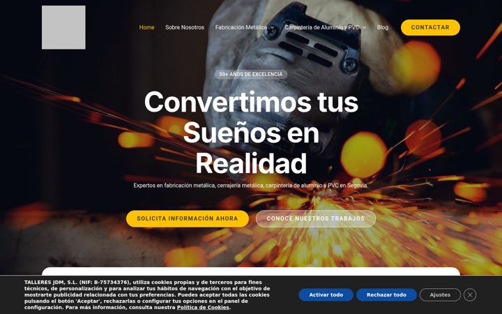 Screenshot of talleresjdm.es