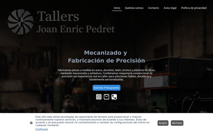 Screenshot of tallerspedret.com