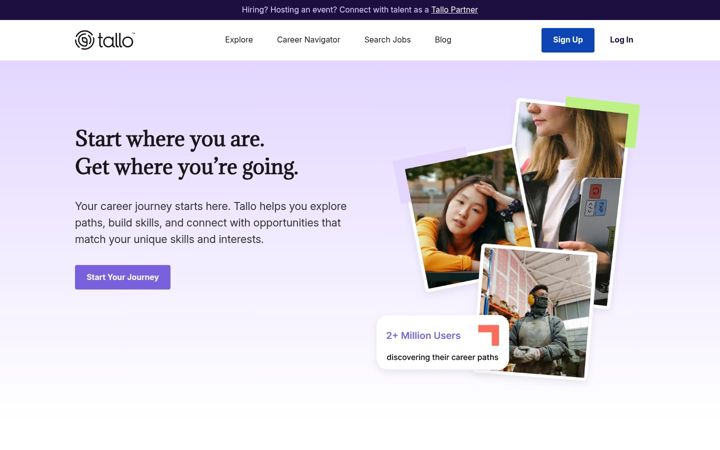 Screenshot of tallo.com