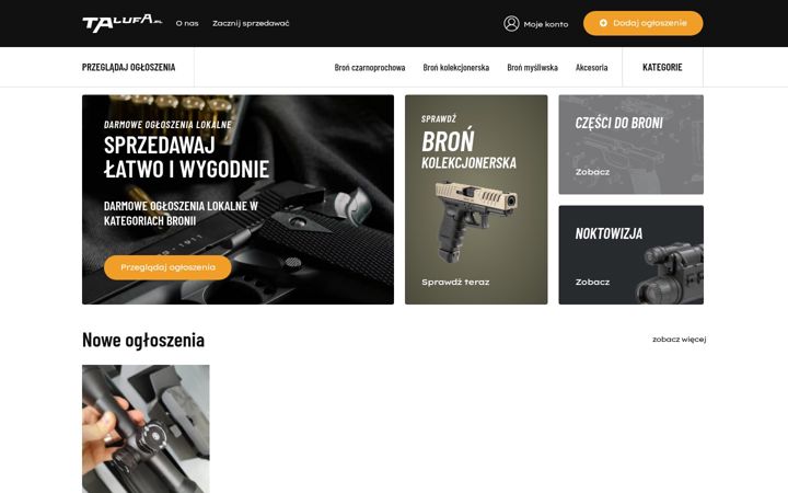 Screenshot of talufa.pl