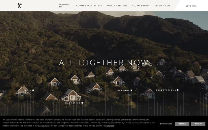 Screenshot of tambourine.com