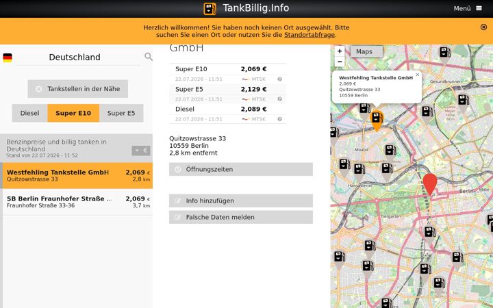 Ekraanipilt saidist tankbillig.info