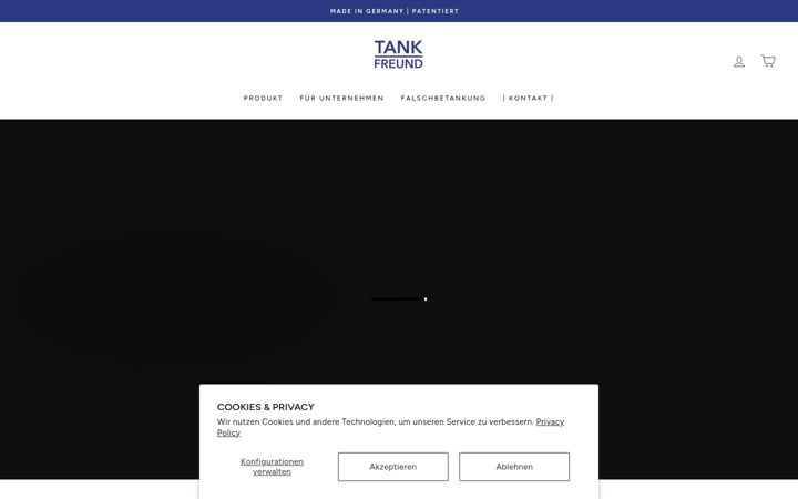 Screenshot of tankfreund.de