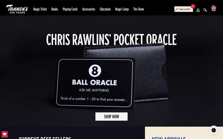 Screenshot of tannens.com
