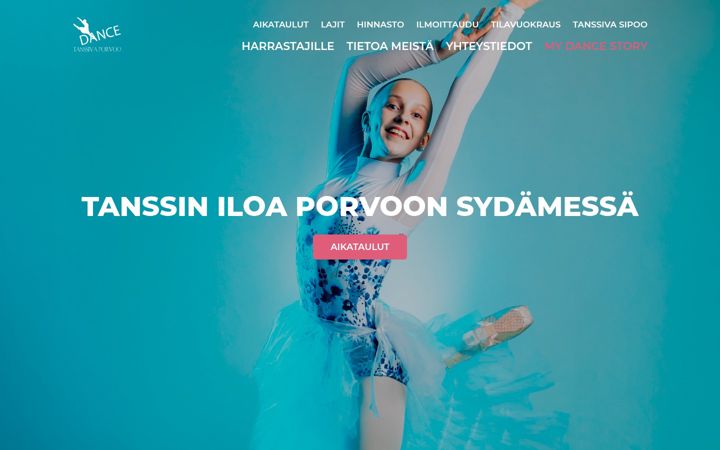 Screenshot of tanssivaporvoo.com