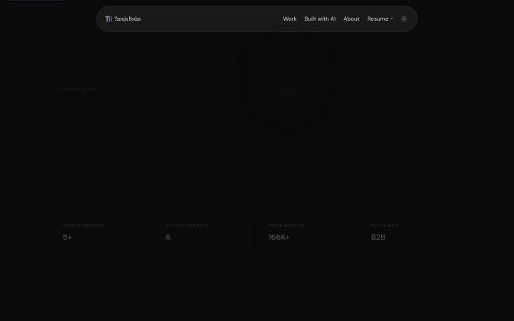 Screenshot of tanujabodas.com