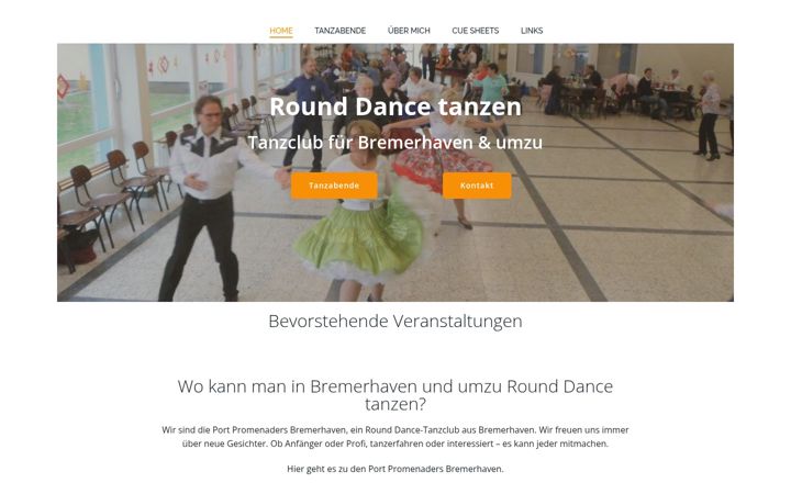 Skjermbilde av tanzen-round-dance.de