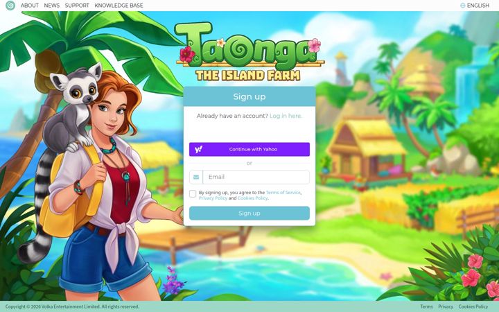 Screenshot of taongafarm.com