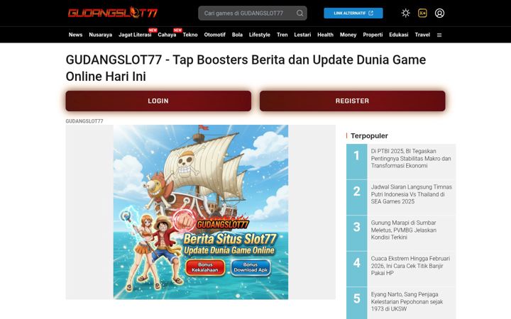 Screenshot of tapboosters.org