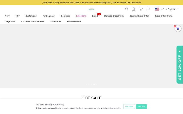 Screenshot of tapestrymarket.com