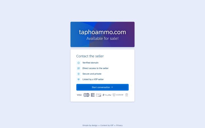 Screenshot of taphoammo.com