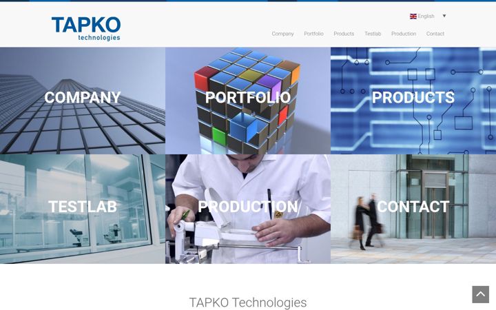 Snímek obrazovky tapko.com