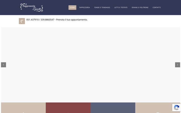 Screenshot of tappezzeriazanotti.it
