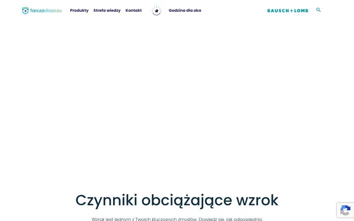 Screenshot di tarczadlaoczu.pl