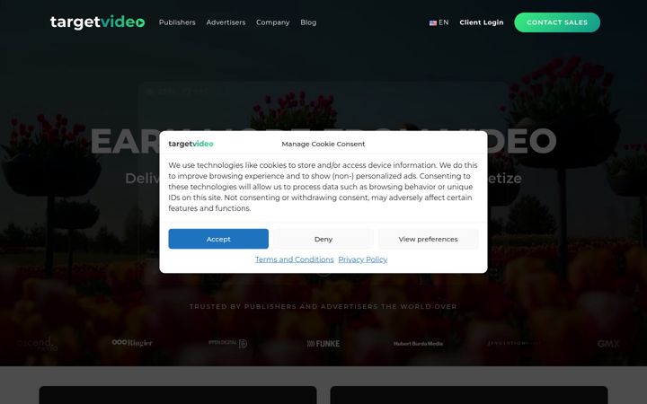 Snímek obrazovky target-video.com