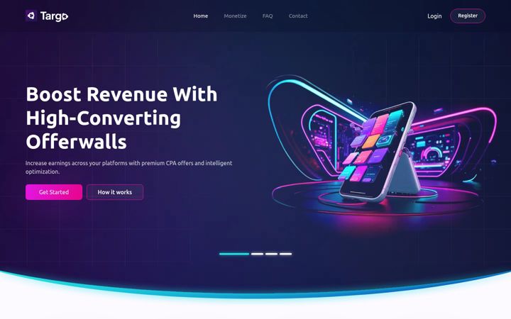 Screenshot of targo.io