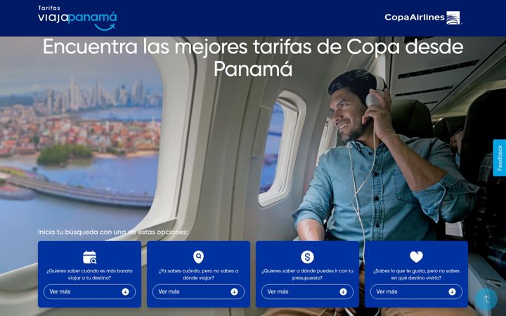 Screenshot of tarifasviajapanama.com