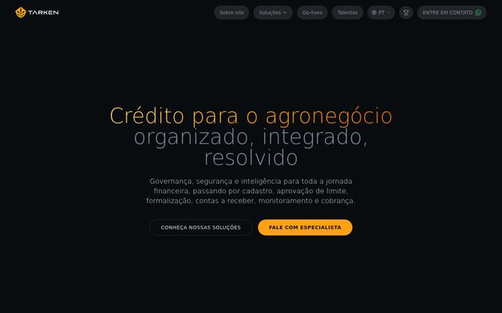 Screenshot of tarken.ag