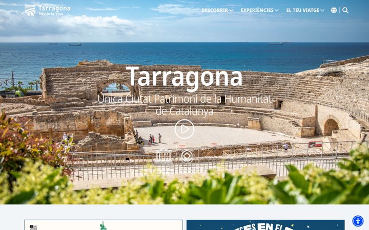Screenshot of tarragonaturisme.cat