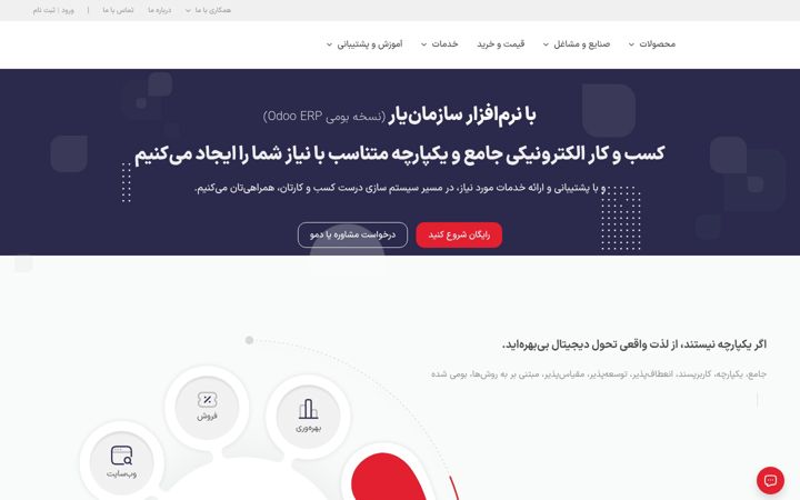 Screenshot of tashilgostar.com
