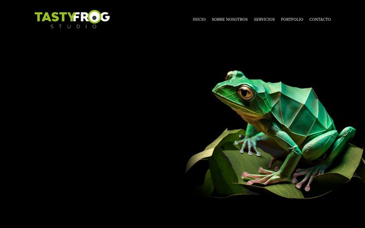 Ekraanipilt saidist tastyfrogstudio.com