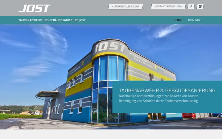 Screenshot of tauben-abwehren.at