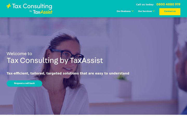 Screenshot of taxassistconsulting.co.uk