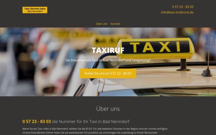 Skærmbillede af taxi-bad-nenndorf.de