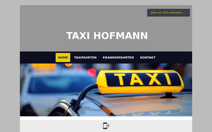 Screenshot of taxi-ebern.de