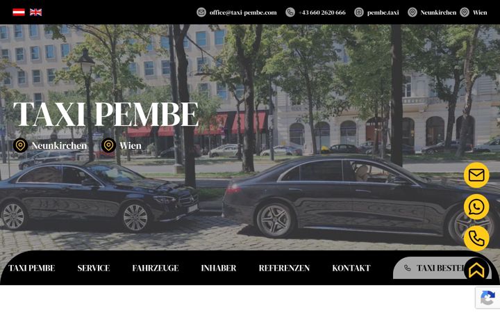Skjermbilde av taxi-pembe.com