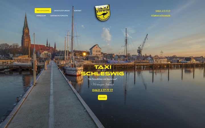 Екранна снимка на taxi-schleswig.de