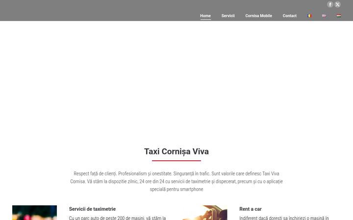 Screenshot von taxicornisa.ro